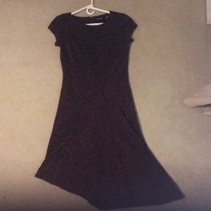Ellen Tracy purple knit dress size 4 petite